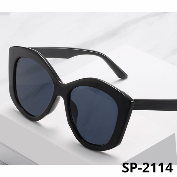  Mắt kính thời trang nam gọng kính nhựa, kính mát nữ phom vuông năng động UV400 Jaliver Young SP - 2114 