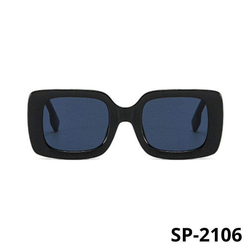 Mắt kính mát nam nữ vuông gọng kính nhựa UV400 Jaliver Young SP - 2106