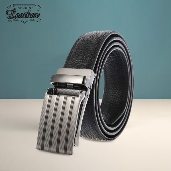  Thắt Lưng Nam Da Thật IDIGO MD1 - 4037 Màu Đen 