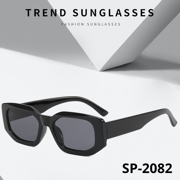  Kính râm nữ chống tia UV400 Jaliver Young SP - 2082, mắt kính nam đa giác gọng kính nhựa 