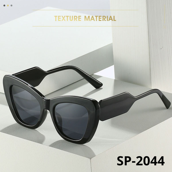  Kính mát nữ mắt mèo gọng kính nhựa, kính râm nữ chống tia UV400 Jaliver Young SP - 2044 