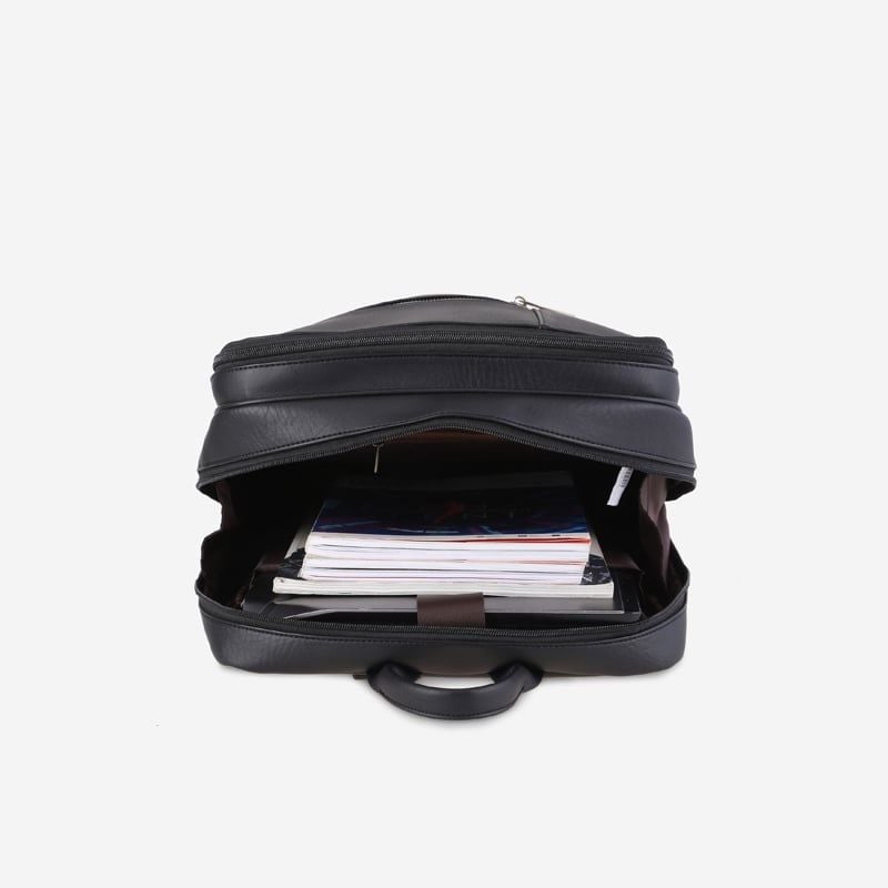 Balo da nam nữ đựng laptop 15.6 inch, ba lô công sở phom rộng, nhiều ngăn IDIGO UBP2 - 519 - 00