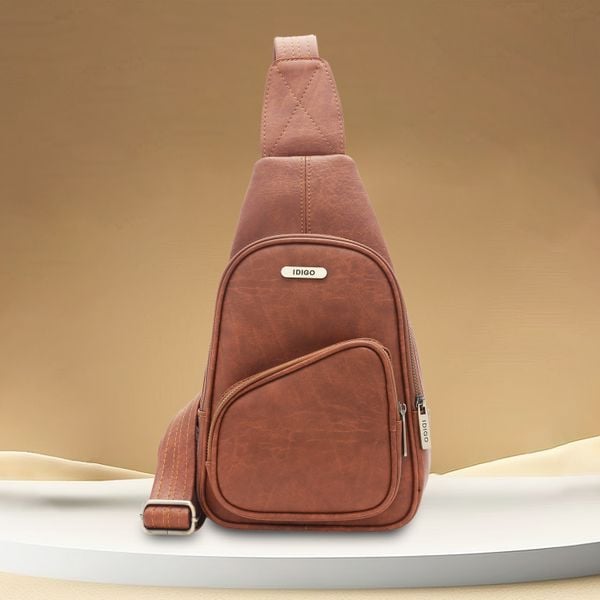 Túi đeo chéo trước ngực nam dáng đứng MB2-309-00