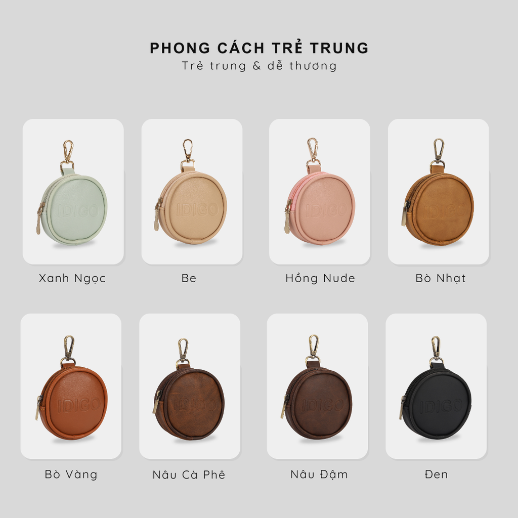 Túi da đựng airpod tiện lợi IDIGO UB2 - 0050