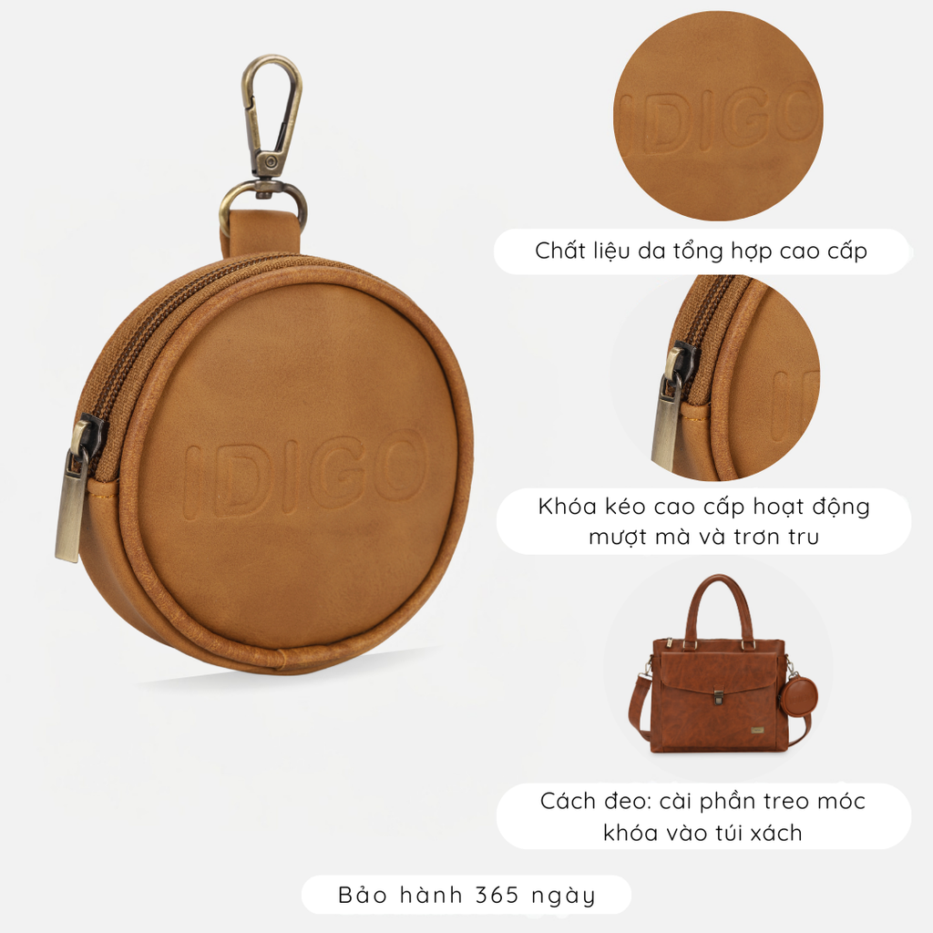 Túi da đựng airpod tiện lợi IDIGO UB2 - 0050