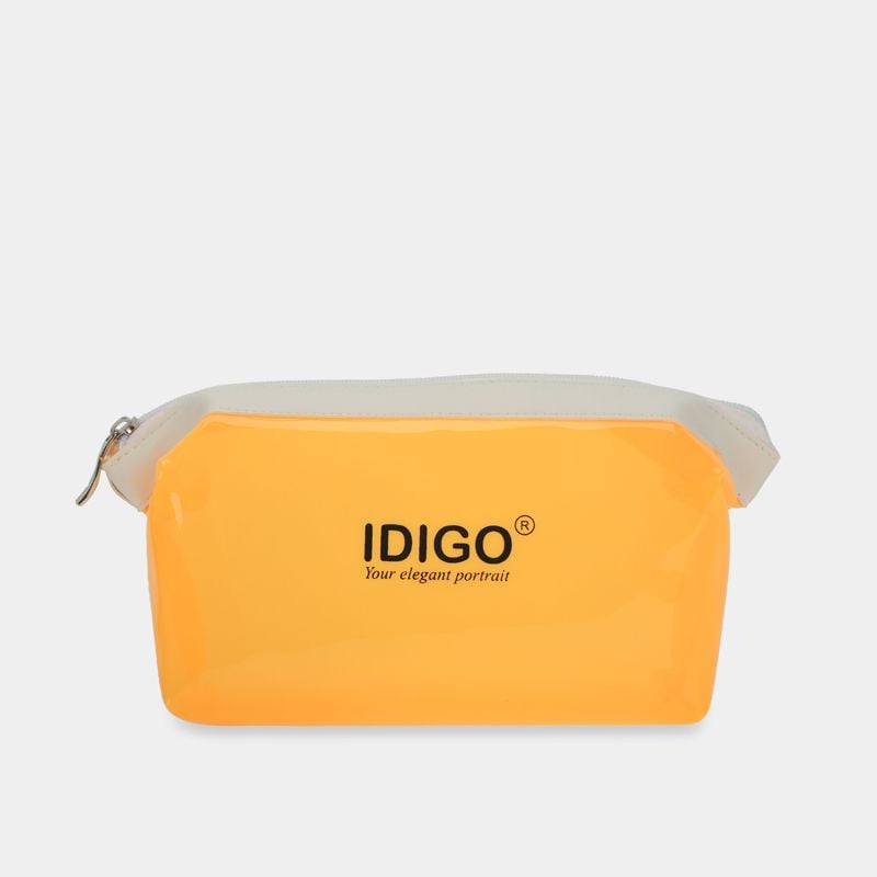 Túi đựng mỹ phẩm nhựa PVC dẻo trong suốt, chống thấm nước, túi trang điểm, đựng đồ vệ sinh cá nhân tiện lợi cầm tay hoặc đem đi du lịch IDIGO FP5 - 1101