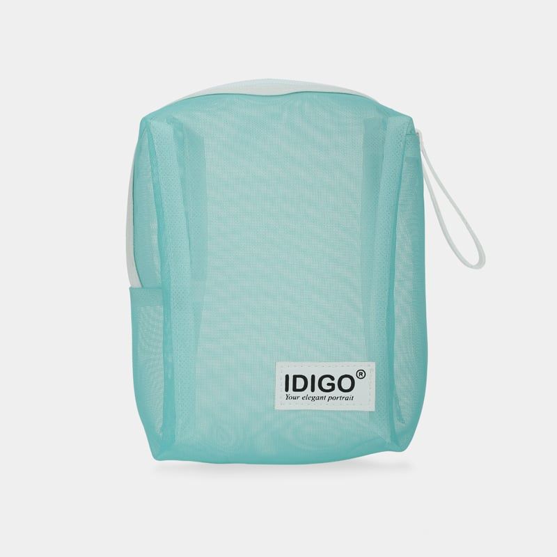 Túi đựng mỹ phẩm trong suốt chuyên dụng, túi lưới đựng đồ vệ sinh cá nhân mang theo du lịch, đi tập gym IDIGO FM4 - 1100