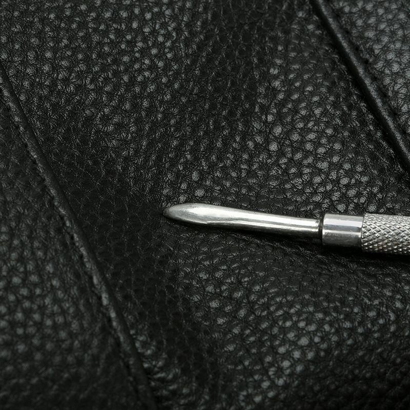 Túi xách công sở nam da thật cao cấp, túi đeo chéo nam đựng IPAD 7.9 inch phối khoen thanh lịch IDIGO MB1 - 6017