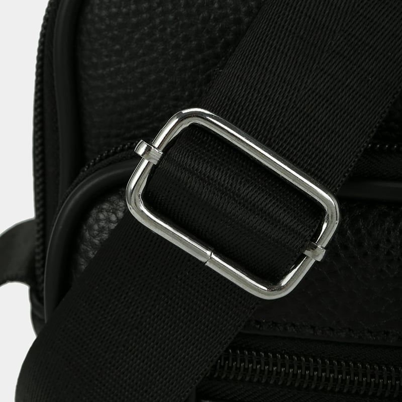 Túi xách công sở nam da thật cao cấp, túi đeo chéo nam đựng IPAD 7.9 inch phối khoen thanh lịch IDIGO MB1 - 6017