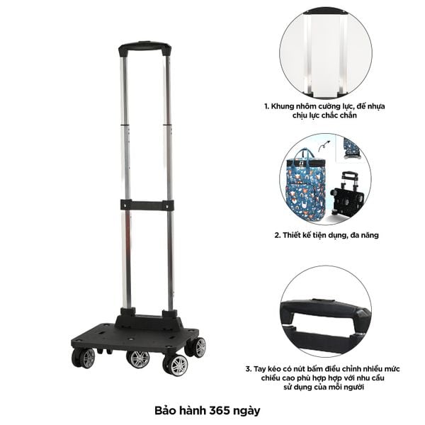 Chân kéo vali IDIGO AA0 - 2020