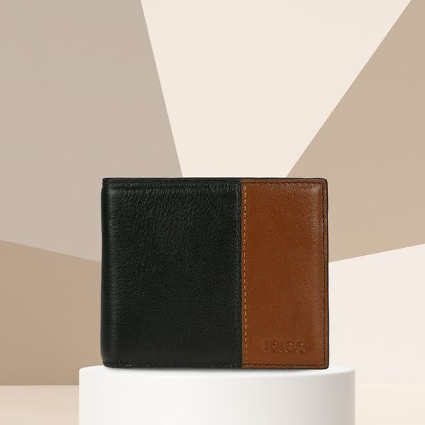 Ví da nam gập đôi phom ngang, ví nam cầm tay da bò phối màu nhiều ngăn IDIGO MW1 - 5046 hình đại diện