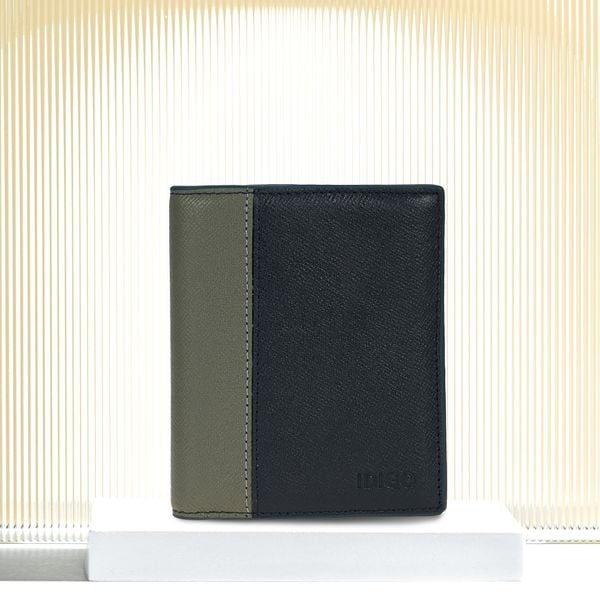 Ví da nam gập đôi phom đứng, ví nam cầm tay da bò phối màu nhiều ngăn IDIGO MW1 - 5045 hình đại diện