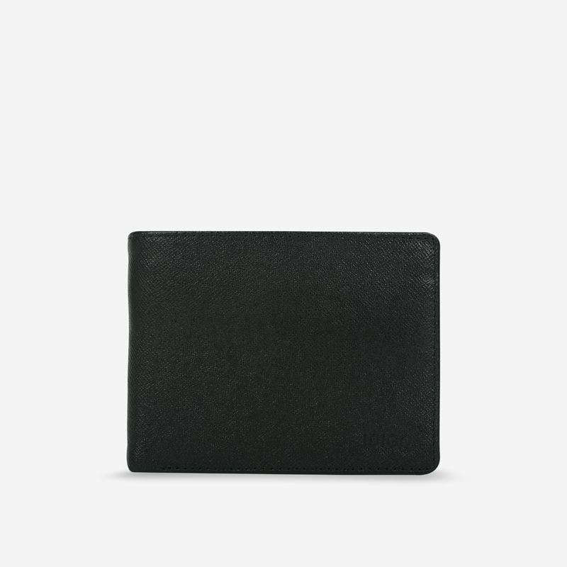 Ví nam da thật cầm tay chữ nhật hoạ tiết vân nhám IDIGO MW1 - 5024