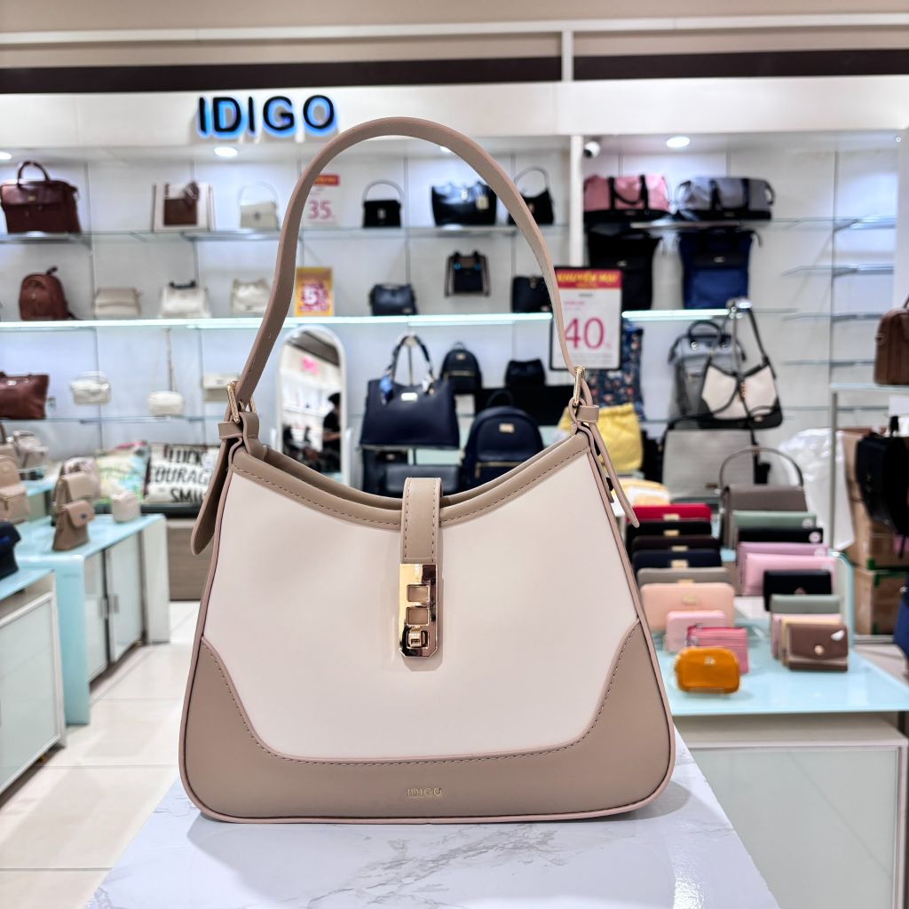 Túi đeo vai đi tiệc, túi đeo chéo nữ đi chơi hình thang thanh lịch IDIGO FB2 - 4321