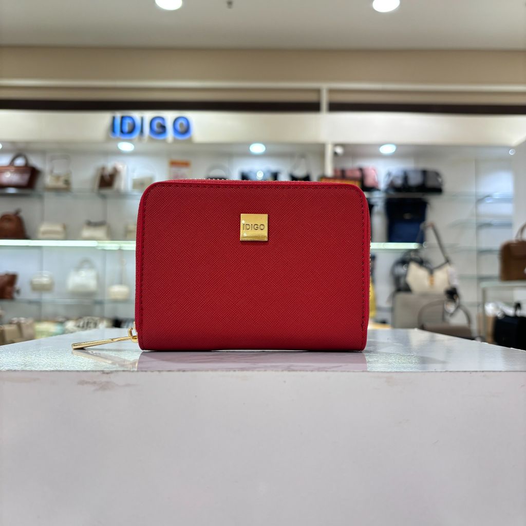 Ví nữ cầm tay dáng ngắn, ví da mini nhiều ngăn tiện dụng IDIGO FW2 - 2013