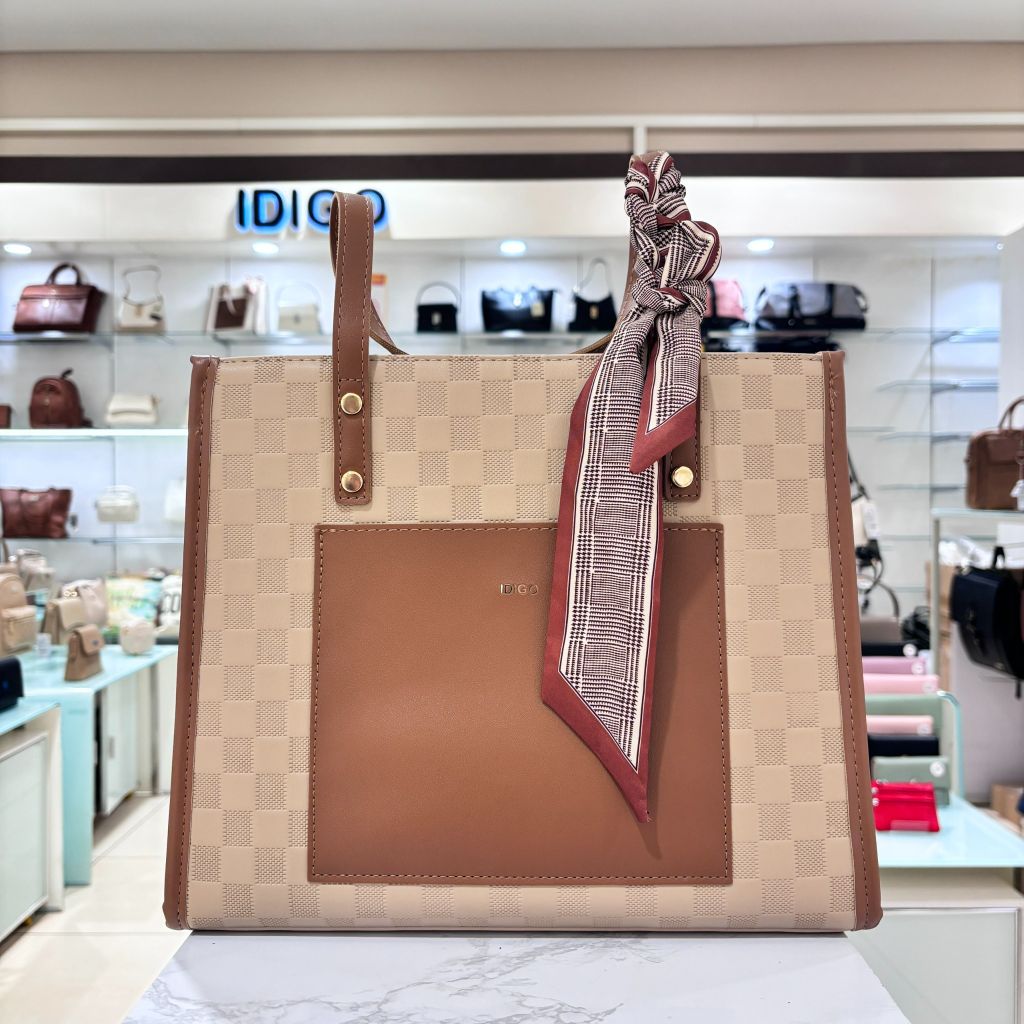 Túi xách nữ đeo vai đi chơi thời trang IDIGO FB2 - 4312, túi công sở đụng tài liệu phong đứng cứng cáp