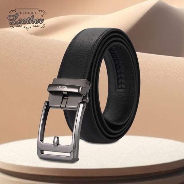 Thắt Lưng Nam Da Thật IDIGO MD1 - 6006 Màu Đen 1
