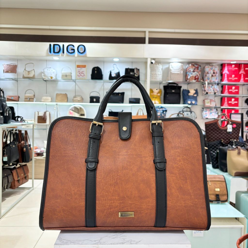 Túi đựng laptop 14 inch đeo vai, túi xách công sở nam nữ ngăn rộng đựng tài liệu A4 IDIGO UB2 - 6030