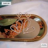  BÔNG TAI 2 TRÁI TIM A449 