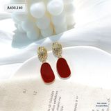  BÔNG TAI MÀU ĐỎ A430 