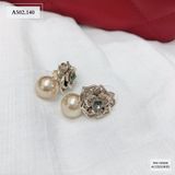  BÔNG TAI HOA HỒNG ĐÍNH CHÂU A502 