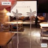  BÔNG TAI HOA 5 CÁNH DÂY DÀI A544 