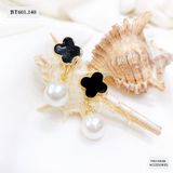  BÔNG TAI HOA ĐEN ĐÍNH NGỌC - BT601 