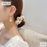  BÔNG TAI HOA TUYẾT ĐÍNH NGỌC - BT603 