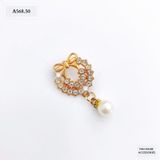  CÀI ÁO VIỀN TRÒN HÌNH NƠ - A568 