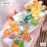  SET 5 DÂY CỘT TÓC HÌNH THÚ - PK607 