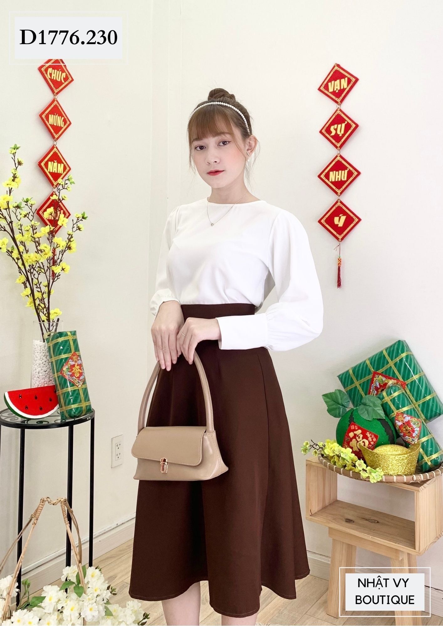  CHÂN VÁY XÒE   - D1776 