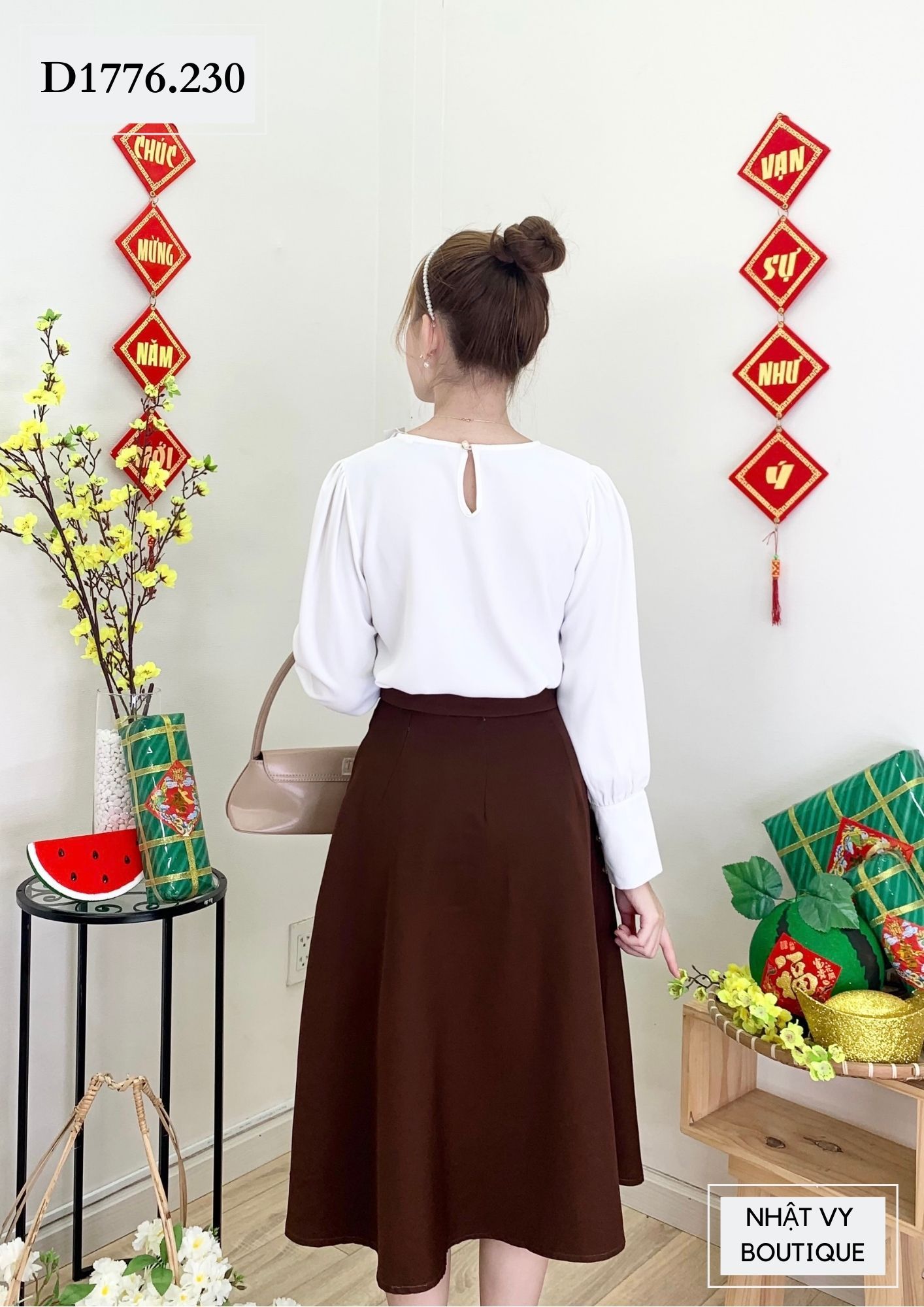  CHÂN VÁY XÒE   - D1776 