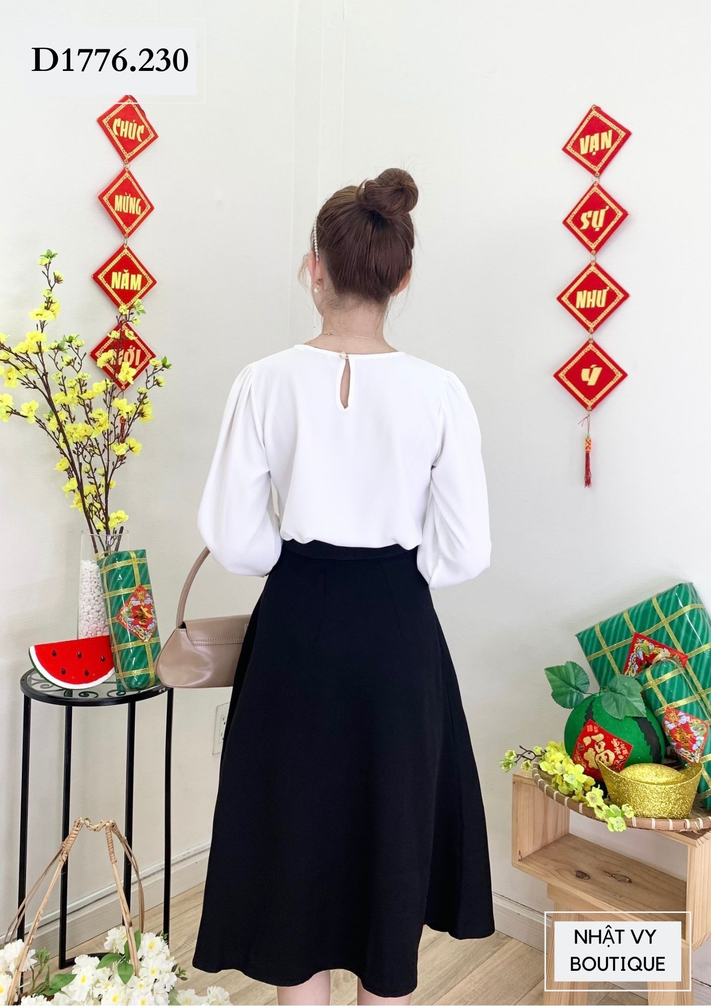  CHÂN VÁY XÒE   - D1776 