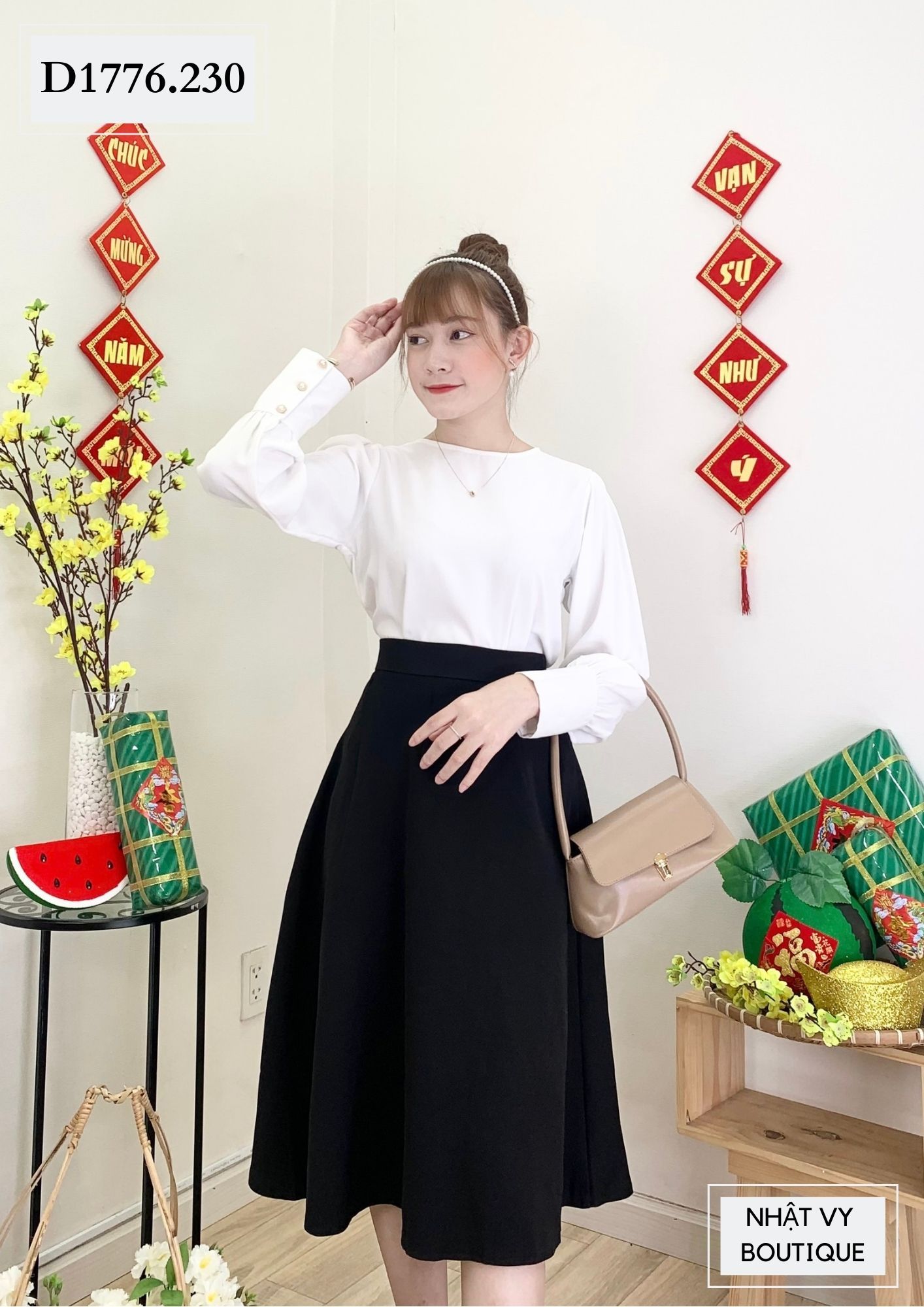  CHÂN VÁY XÒE   - D1776 