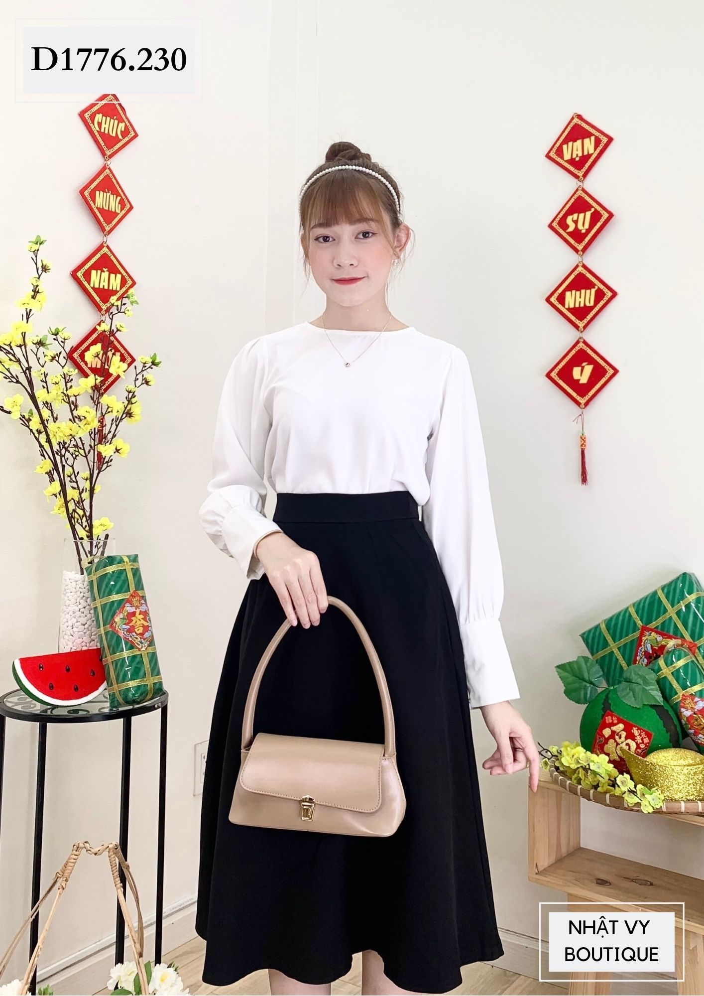  CHÂN VÁY XÒE   - D1776 