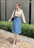  Chân váy công sở dáng chữ A - D2323 
