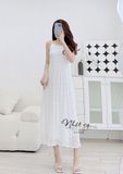  Đầm xốp 2 dây kiểu dáng maxi - D2438 