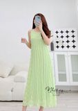  Đầm xốp 2 dây kiểu dáng maxi - D2438 