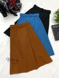  Chân váy công sở dáng dài kèm belt rời - D2462 
