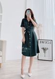  Đầm sơ mi dây eo rời dáng suông - D2532 