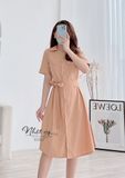  Đầm sơ mi dây eo rời dáng suông - D2532 