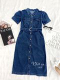  Đầm jean dáng dài kèm dây rời - D2636 