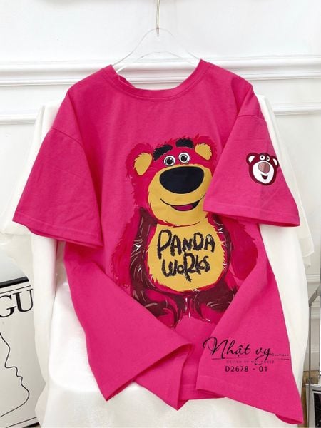  Áo thun freesize cổ tròn nhiều kiểu dáng - D2678 