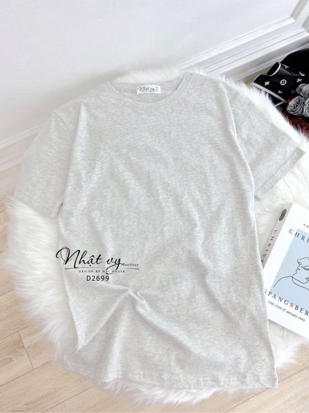  Áo thun trơn cổ tròn - D2699 