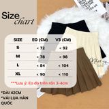  Chân váy dập ly dáng xoè - D2713 