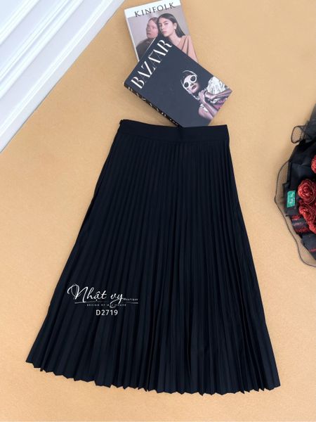  Chân váy midi xếp li dáng dài - D2719 