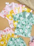  Set bộ đùi họa tiết phối cổ sen - D2739 
