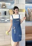  Yếm jean form dáng ôm có túi trước - D2747 