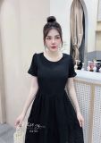  Đầm babydoll cổ tròn tay bí - D2761 