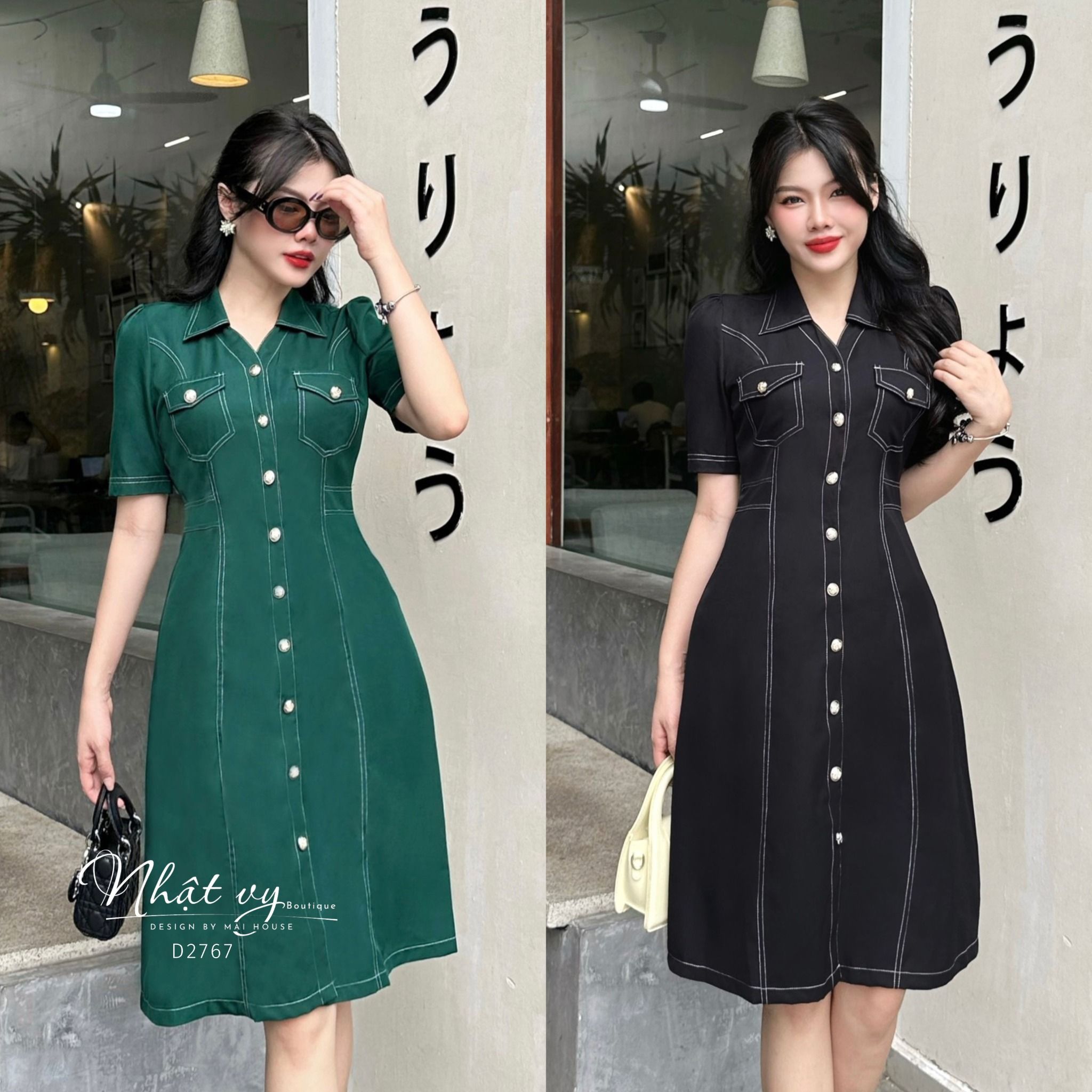 Váy bầu đầm bầu đẹp TM28 công sở có túi thiết kế